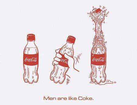 Men are Coke